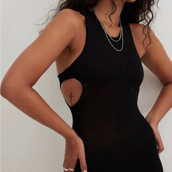 NWT Na-kd Black Knit Dress - Picture 2 of 5